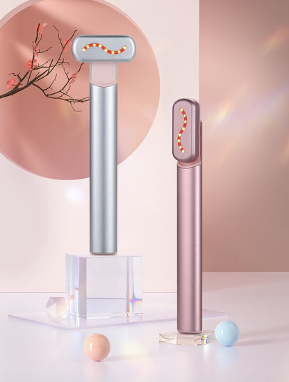 derma pulse red light therapy face wand